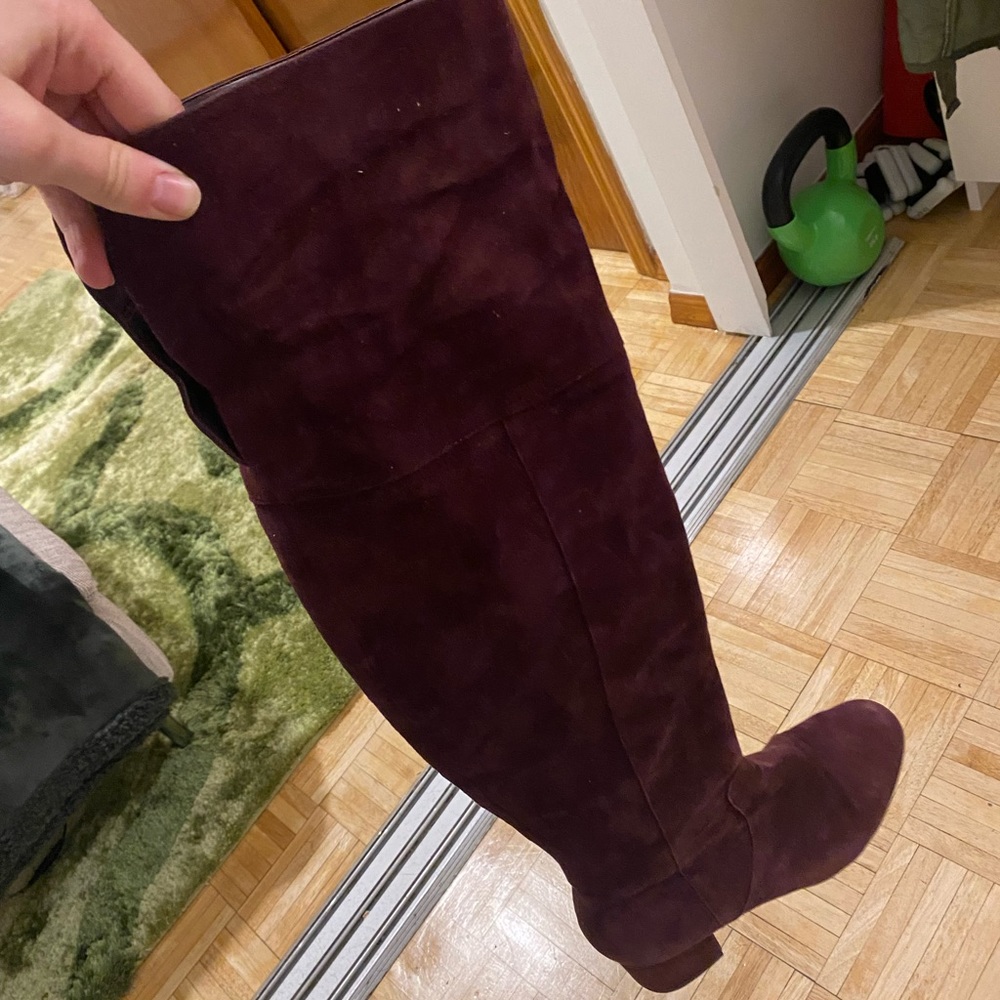 Sam Edelman over the Knee Suede Leather Boots